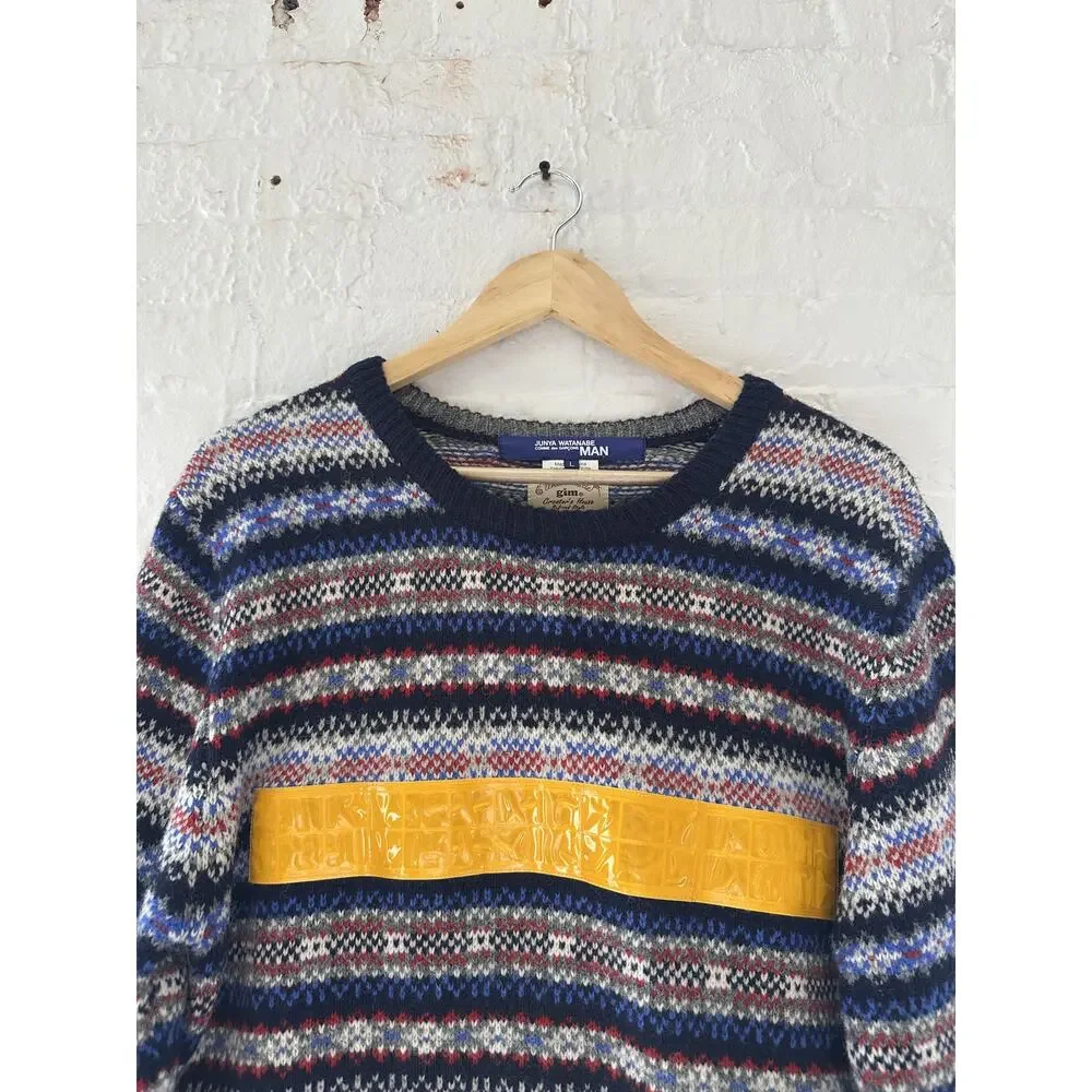 Junya Watanabe Fair Isle Wool Sweater